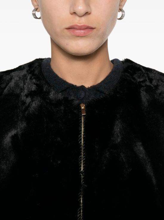  포르테포르테 코트 포르테 포르테 에코 퍼 베스트 블랙 - FORTE FORTE