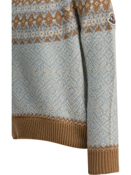 25FW [키즈] 몽클레어 니트/스웻셔츠 9C00008 M4505702 Light blue - MONCLER