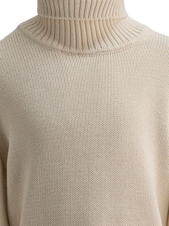 25FW [키즈] 스톤 아일랜드 터틀넥 니트 5100018S01A2V0099 White - STONE ISLAND