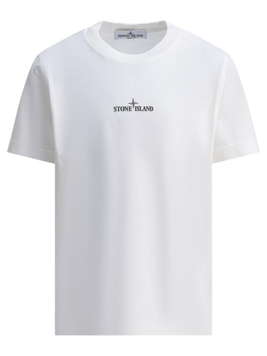 25FW [키즈] 스톤 아일랜드 티셔츠 2100010S0261V0099 White