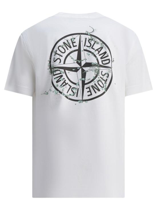 25FW [키즈] 스톤 아일랜드 티셔츠 2100010S0261V0099 White - STONE ISLAND
