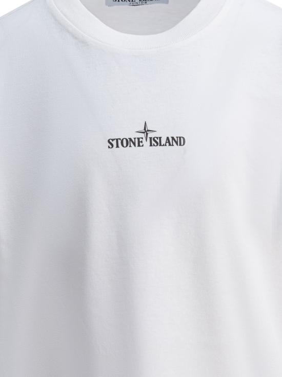 25FW [키즈] 스톤 아일랜드 티셔츠 2100010S0261V0099 White - STONE ISLAND