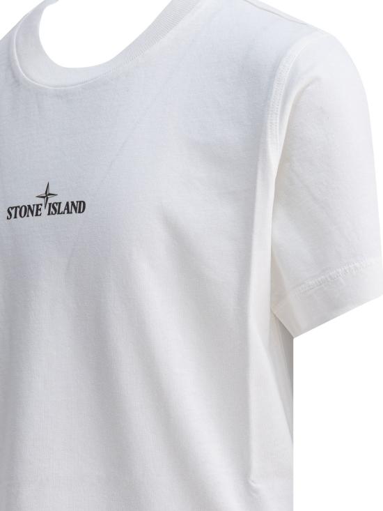 25FW [키즈] 스톤 아일랜드 티셔츠 2100010S0261V0099 White - STONE ISLAND