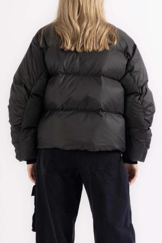  렘펠리우스 봄버 자켓 Lempelius 쇼트 퍼퍼 재킷 블랙 - LEMPELIUS