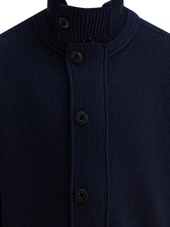 25FW [키즈] 스톤 아일랜드 터틀넥 니트 5100003S00M1V0020 Blue - STONE ISLAND