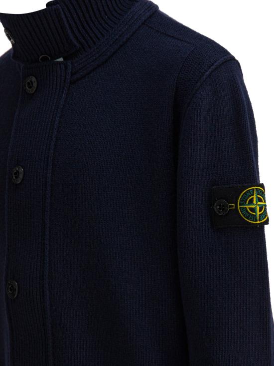25FW [키즈] 스톤 아일랜드 터틀넥 니트 5100003S00M1V0020 Blue - STONE ISLAND