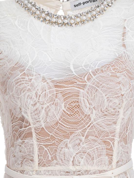 25FW 셀프 포트레이트 원피스 PF25 036M CCREAM Beige - SELF PORTRAIT