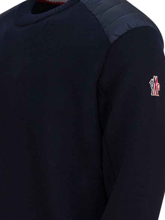 25FW 몽클레어 긴팔 티셔츠 9C00004 UM1122771 BLUE - MONCLER