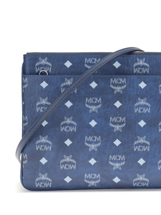 25FW 엠시엠 클러치/파우치 MYZAAVI02 1F BLUE - MCM