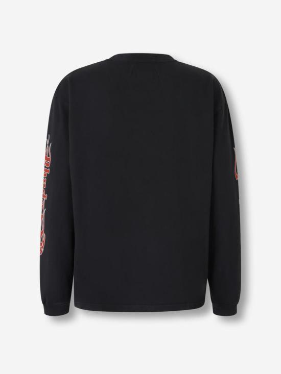 25FW 루드 긴팔 셔츠 RHFW25TT08012 3169VINTAGE BLACK RED YELLOW Black - RHUDE