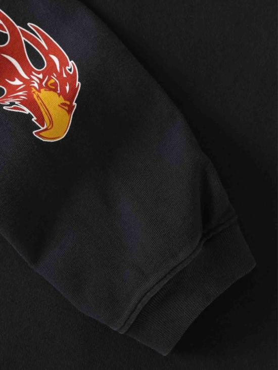 25FW 루드 긴팔 셔츠 RHFW25TT08012 3169VINTAGE BLACK RED YELLOW Black - RHUDE