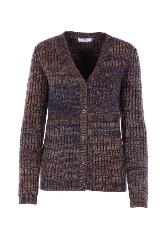 25FW 프라다 가디건 P25N83SOOO1714F0XB7 NAVY RUST