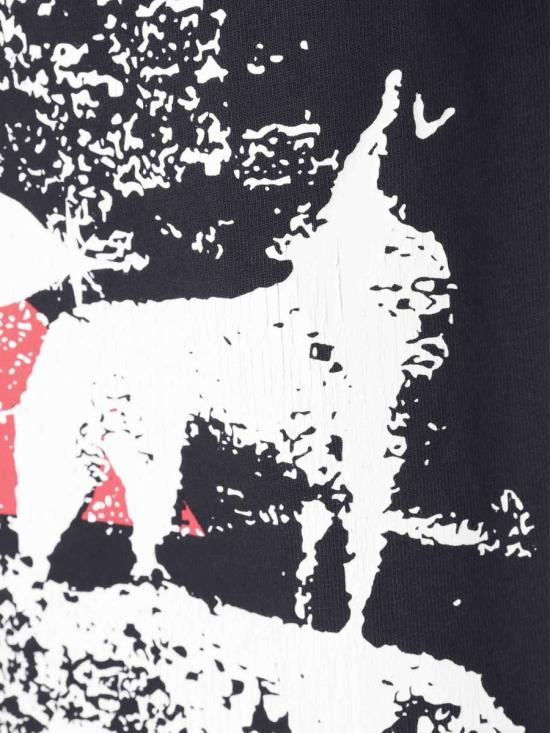 25FW 루드 긴팔 셔츠 RHFW25TT03012 3159VINTAGE BLACK WHITE RED Black - RHUDE