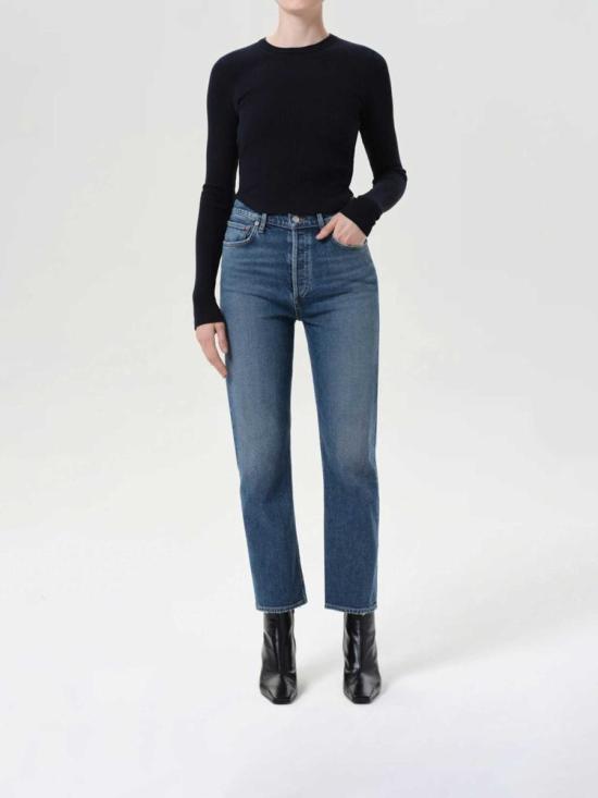 26SS 에이골디 데님 팬츠 A215 1858 OVERCAST MDDKTINTEDIND DENIM BLUE - AGOLDE