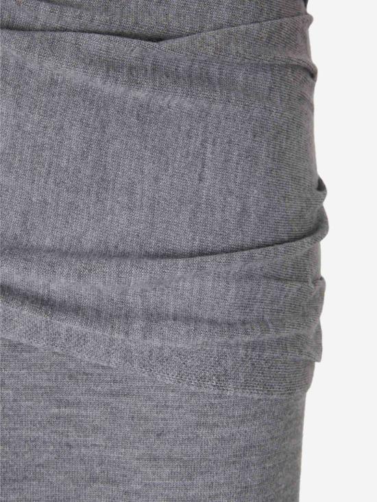 25FW 스타우드 미디 스커트 R25F6121MW HGRHEATHER GREY Black - STAUD