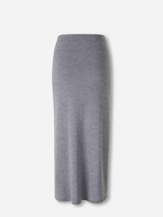 25FW 스타우드 미디 스커트 R25F6121MW HGRHEATHER GREY Black - STAUD