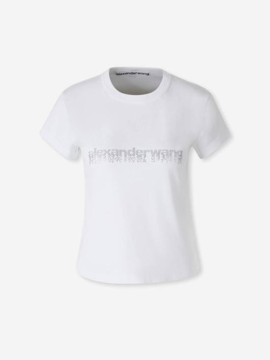 26SS 알렉산더 왕 반팔 티셔츠 1CC1261209 100WHITE