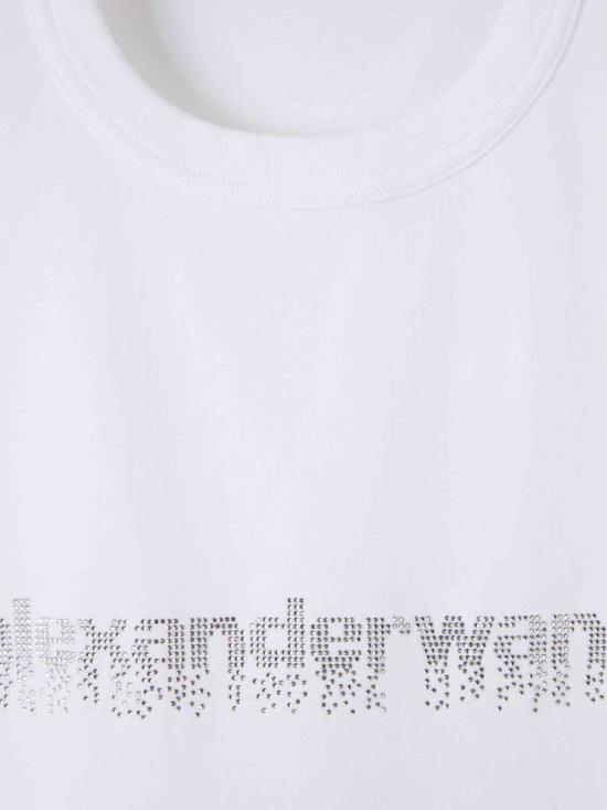 26SS 알렉산더 왕 반팔 티셔츠 1CC1261209 100WHITE - ALEXANDER WANG
