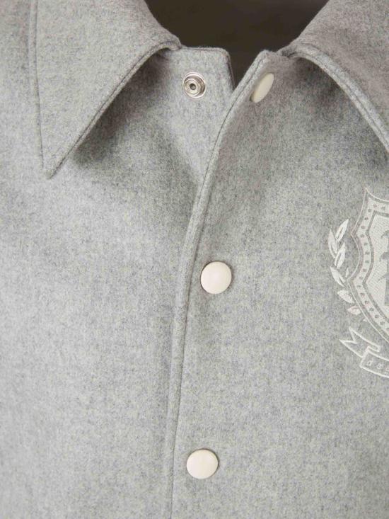 25FW 발망 봄버 자켓 FH0TFA71MH95 YHVYHV GRIS CLAIR BLANC GREY - BALMAIN