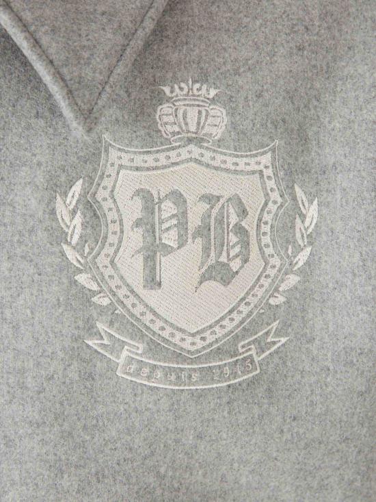 25FW 발망 봄버 자켓 FH0TFA71MH95 YHVYHV GRIS CLAIR BLANC GREY - BALMAIN