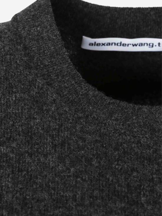 26SS 알렉산더 왕 반팔 티셔츠 4KC1261114 010CHARCOAL ANTRACITE GREY - ALEXANDER WANG