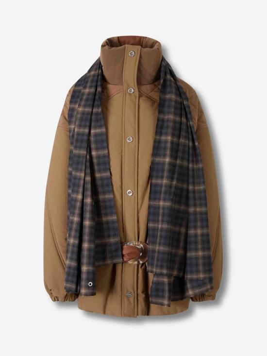 25FW 마벨 숏패딩 AMY AFW1002 MBRZ1MEDAL BRONZE Brown