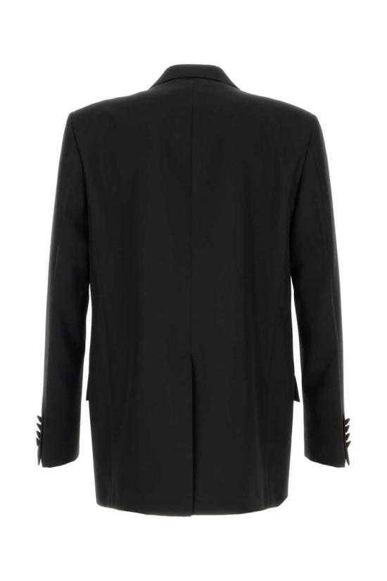 25FW 구찌 더블 브래스트 테크니컬 파나마 자켓 더블 브래스트 테크니컬 파나마  849881Z7AYA 1000 Black - GUCCI