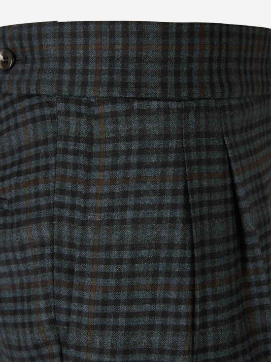 25FW 피티토리노 숏팬츠 COGFK2Z00CL1 0160CUADRO VERDE MARRON JUNGLE GREEN - PT TORINO