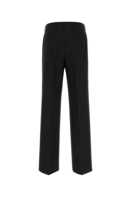 25FW 구찌 실크 트윌 팬츠 850090Z7AYA 1000 Black - GUCCI