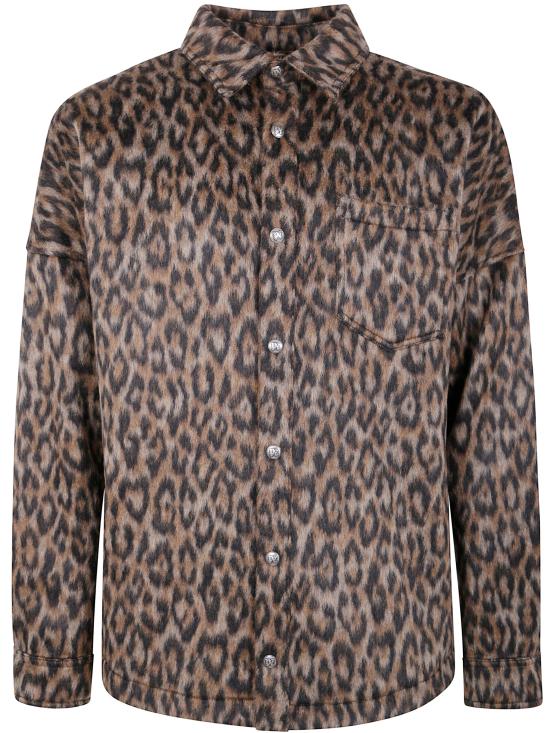 25FW 팜앤젤스 자켓 PMES002F25FAB001 6003 BROWN OFF WHITE