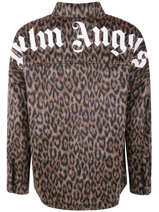 25FW 팜앤젤스 자켓 PMES002F25FAB001 6003 BROWN OFF WHITE - PALM ANGELS