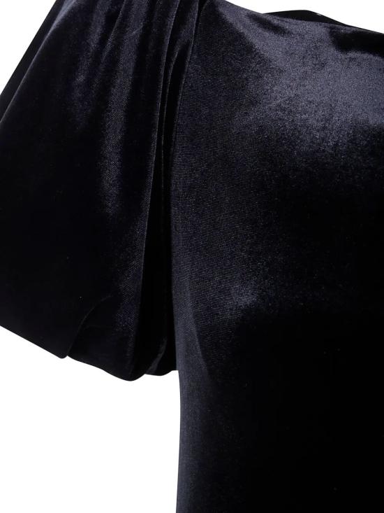 25FW 랄프 로렌 미디 원피스 253P03431 001 BLACK VELVET - RALPH LAUREN