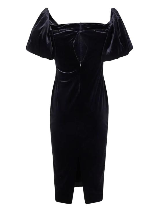 25FW 랄프 로렌 미디 원피스 253P03431 001 BLACK VELVET - RALPH LAUREN