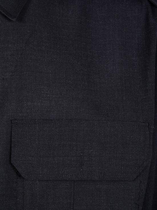 25FW 마르지엘라 플랩 패치 포켓 롱 슬리브 셔츠 S50DT0059 M35524 855M CHARCOAL - MAISON MARGIELA