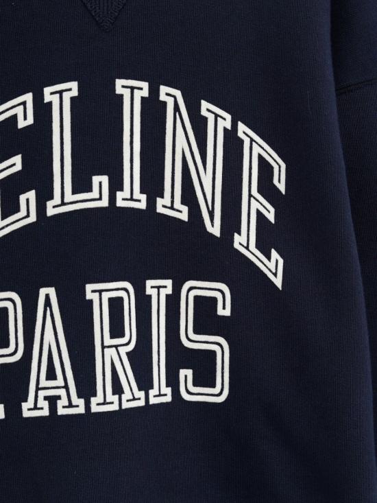 25FW 셀린느 긴팔 티셔츠 RY0J5345F07OW NAVY OFF WHITE DOM - CELINE