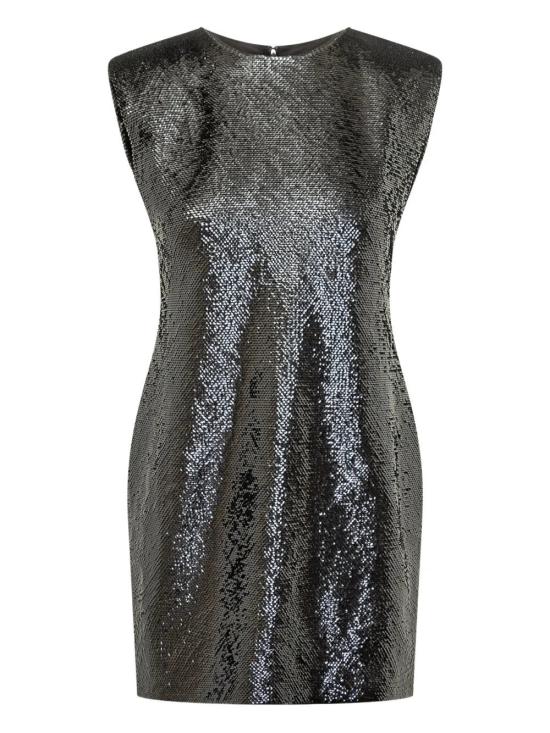 25FW 마이클 코어스 숏 원피스 MF583116PK001 Black - MICHAEL KORS