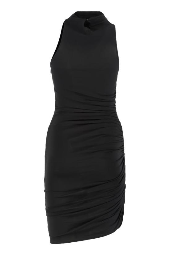 25FW 자크뮈스 미디 원피스 25HDRW00731AW00211 990 Black - JACQUEMUS