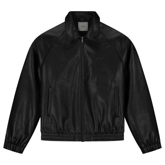 25FW 아르떼 앤트워프 가죽 자켓 AW25 251J 1 BLACK