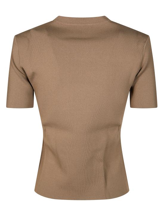 25FW 막스마라 반팔 티셔츠 2521366068600 004 MARRONE - MAX MARA