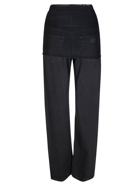 25FW MM6 메종마르지엘라 데님 팬츠 S62LB0206 M30011 971 NERO - MM6 MAISON MARGIELA