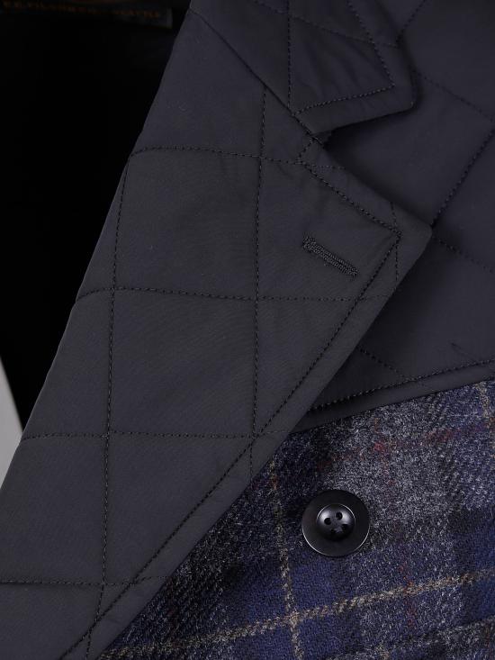 25FW 준야 와타나베 꼼데가르송 코트 WP C001 NAVY GREY BLACK - JUNYA WATANABE COMME DES GARCONS