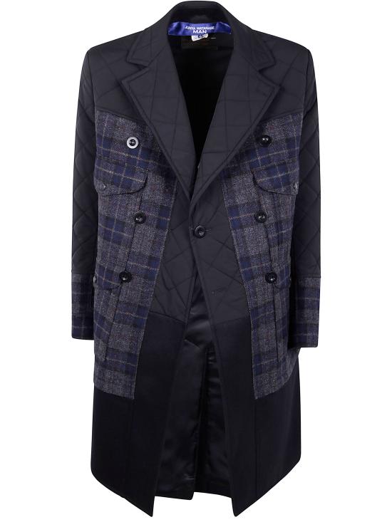 25FW 준야 와타나베 꼼데가르송 코트 WP C001 NAVY GREY BLACK