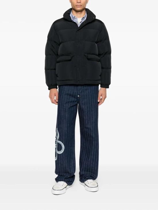 25FW 메종키츠네 퀼티드 푸퍼 자켓 PM02230WQ4070 P199 BLACK - MAISON KITSUNE