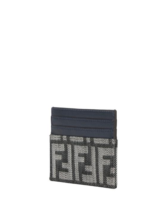 25FW 펜디 명함지갑 8M0445 AUT4 F1UJ5 NERO BLU NOTTE - FENDI
