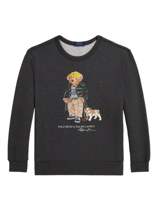 25FW [키즈] 랄프 로렌 트레이닝 상의 323979490 001 WINDSOR HEATHER