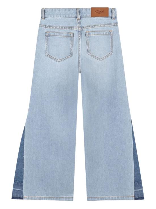 25FW [키즈] 끌로에 진 C20638 DENIM SCURO - CHLOE