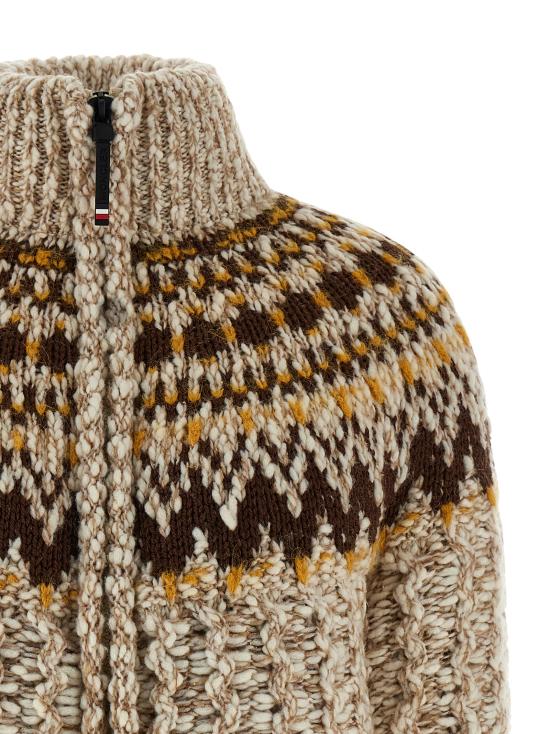 25FW 몽클레어 가디건 K20989B00013M7948F01 Beige - MONCLER