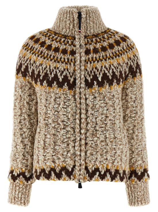 25FW 몽클레어 가디건 K20989B00013M7948F01 Beige