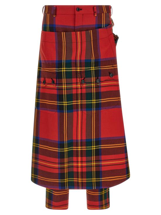 25FW 꼼데가르송 스트레이트 팬츠 PPP0331 Red