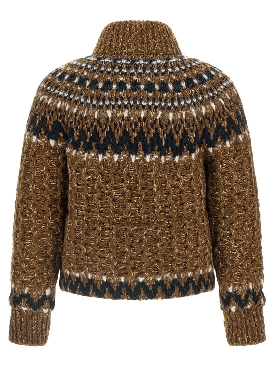 25FW 몽클레어 가디건 K20979B00012M7948F22 Brown - MONCLER